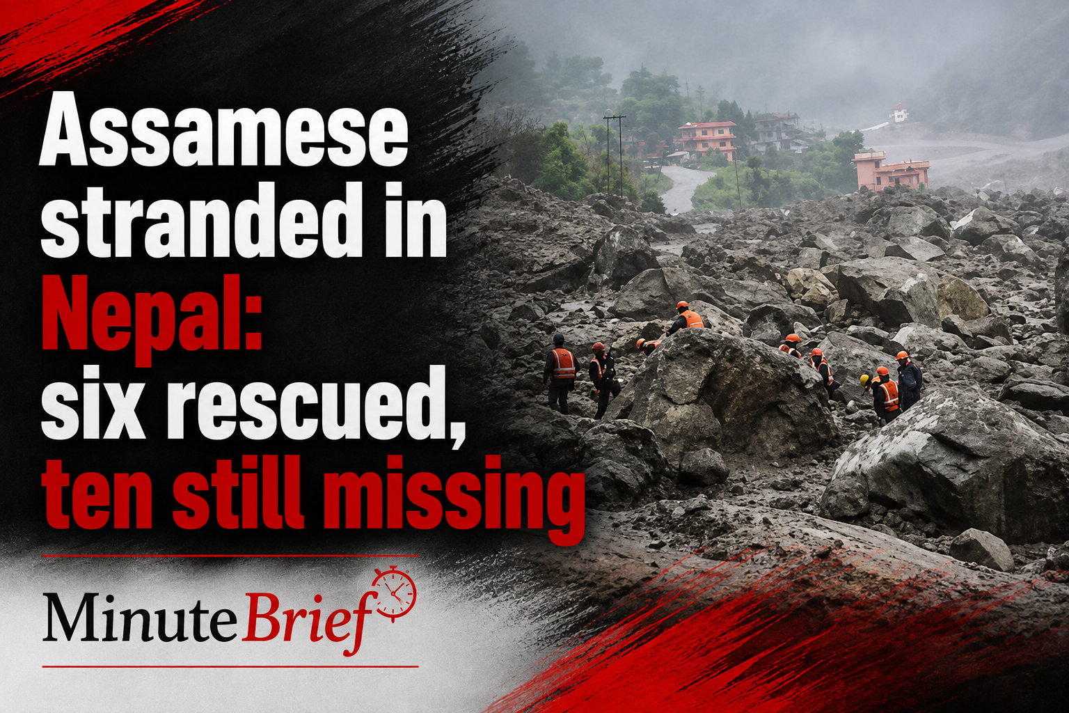 Assamese stranded in Nepal: six rescued, ten still missing