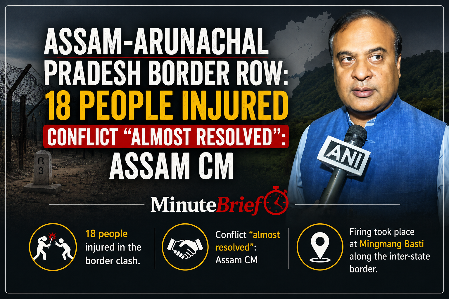 Efforts Underway to Resolve Assam-Arunachal Border Disputes Peacefully
