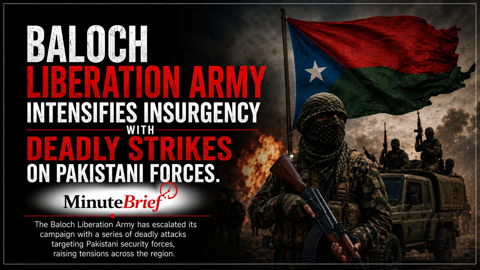 25 Pakistani Military Personnel Killed in Balochistan Attacks Claimed by Baloch Liberation Army Amid Ongoing Insurgency