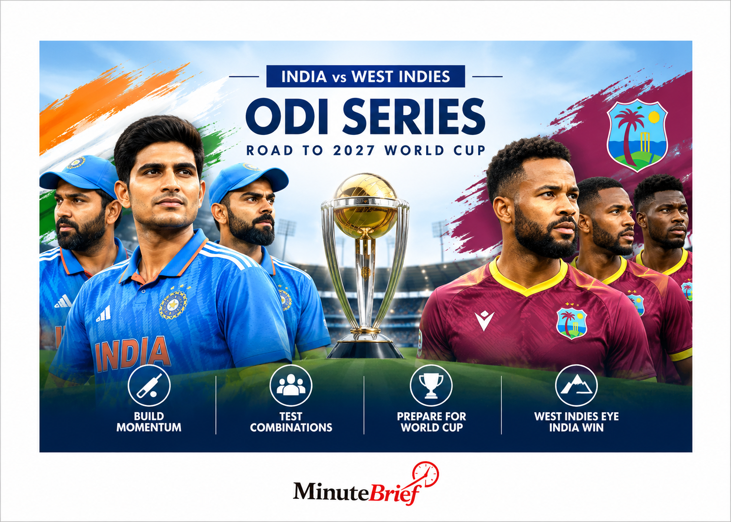 India begin ODI World Cup journey against Windies