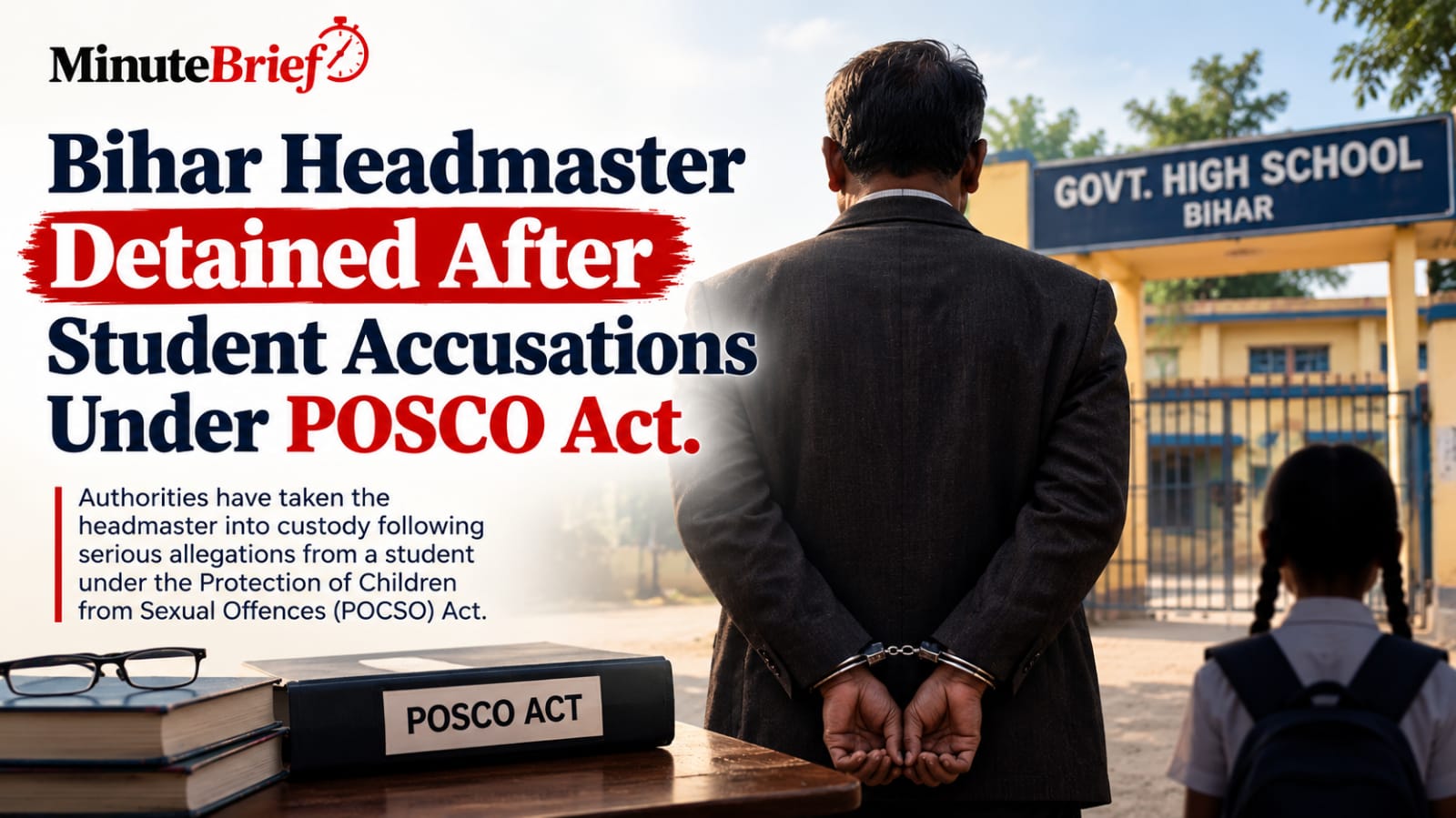 POCSO Act Enforcement: Bihar Headmaster Detained After Student Accusations