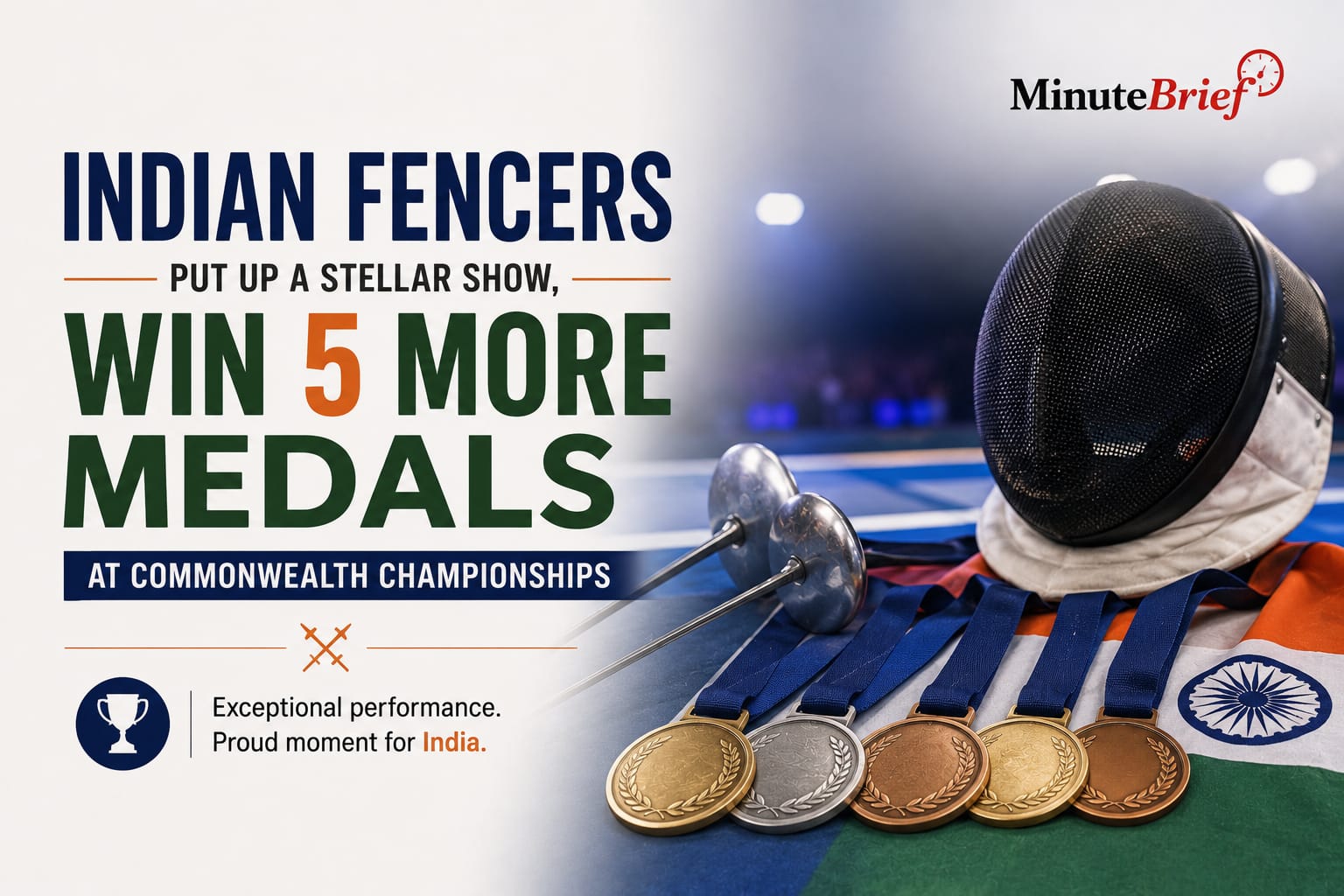 Indian Fencers Boost Medal Tally to 29 at Commonwealth Event