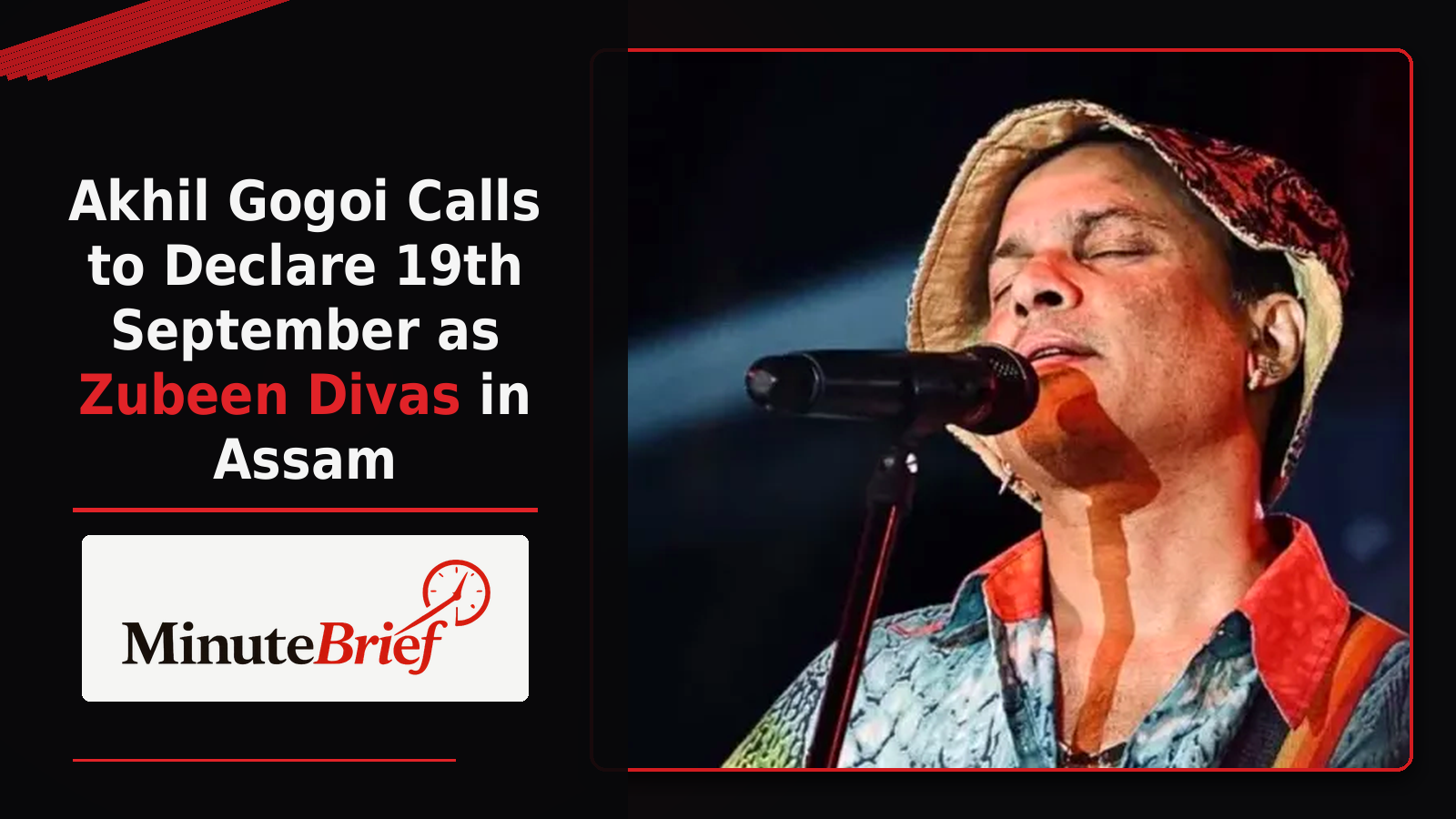 Akhil Gogoi Calls to Declare 19th September as Zubeen Divas in Assam