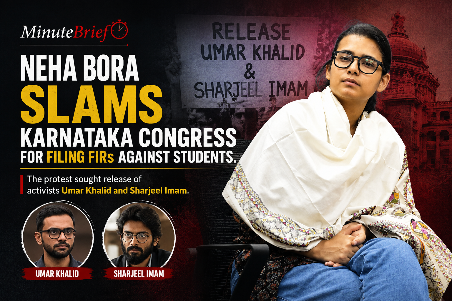 Neha Bora Slams Karnataka Congress for Filing FIRs Against Students