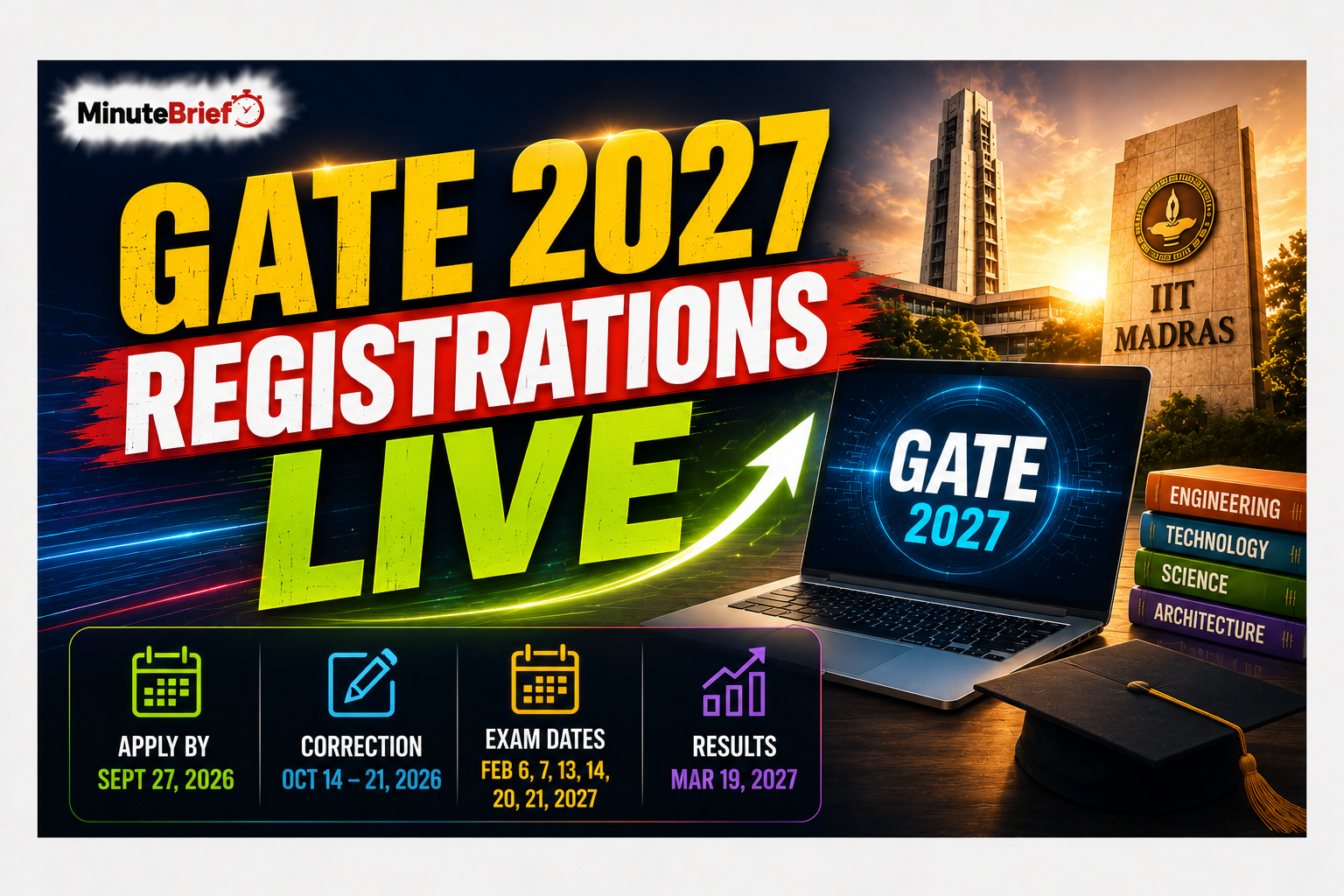 GATE 2027 Registrations Live