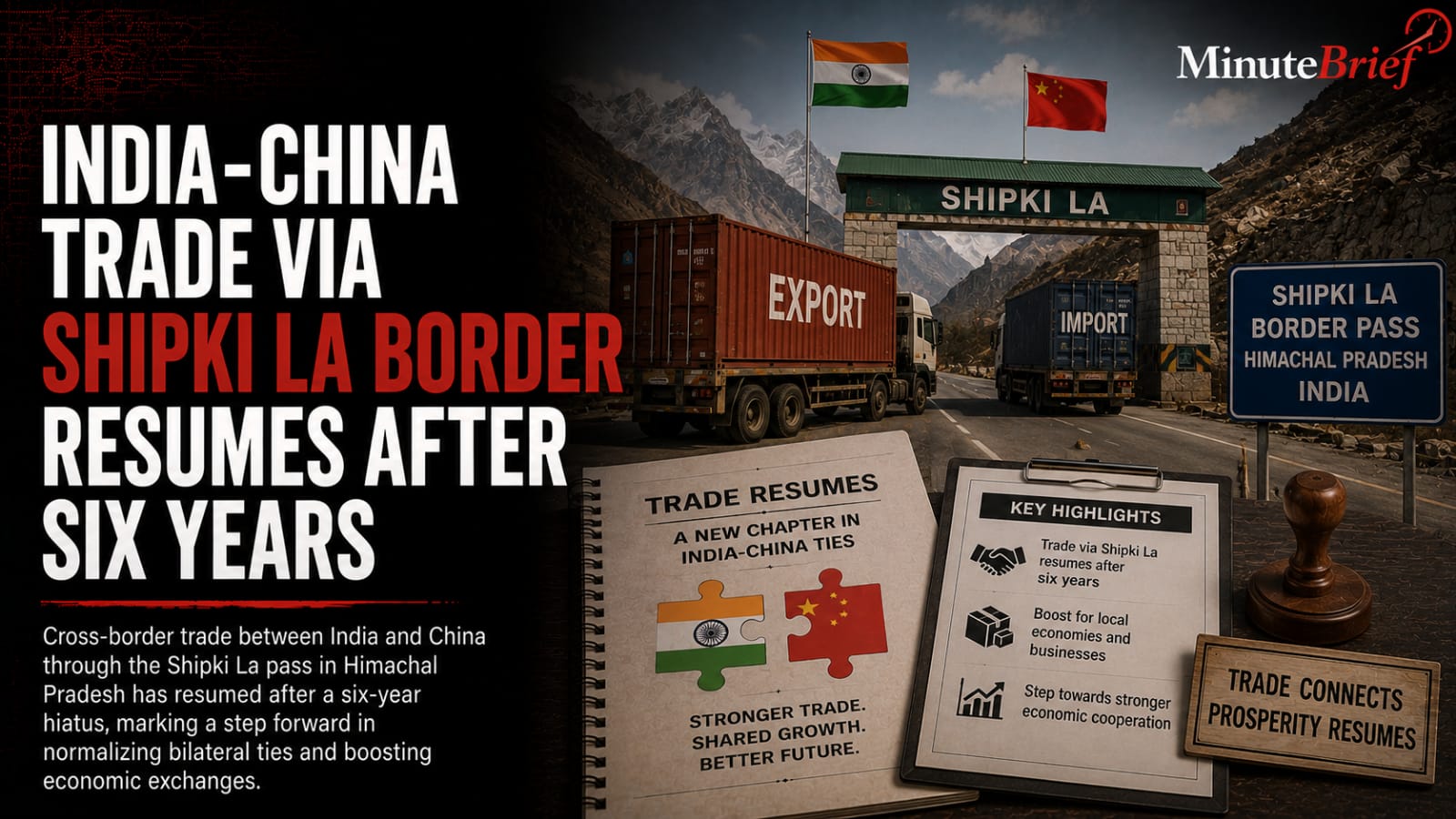 India-China Trade via Shipki La Border Resumes After Six Years