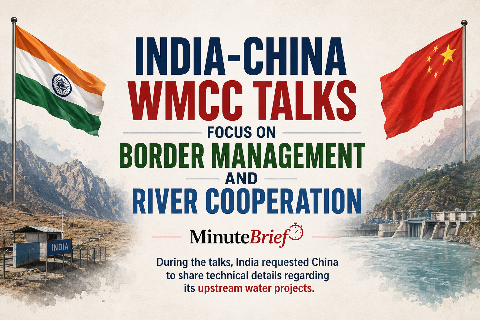 India-China WMCC Talks Focus on Border Management and River Cooperation