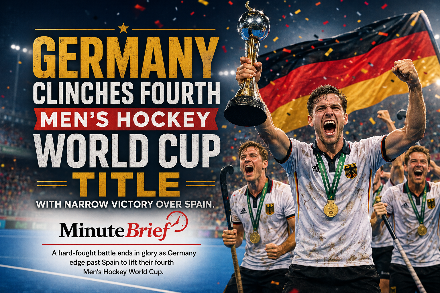 Germany Emerges as Co-Leaders in Men's Hockey World Cup Titles by Winning Fourth Championship