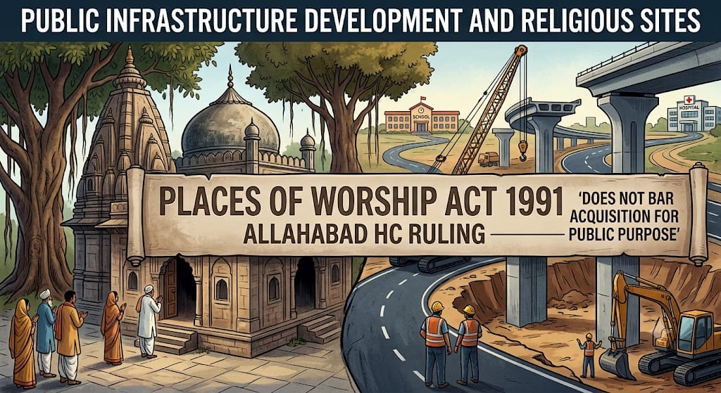 Allahabad High Court: Places of Worship Act Does Not Prevent Acquisition for Public Projects