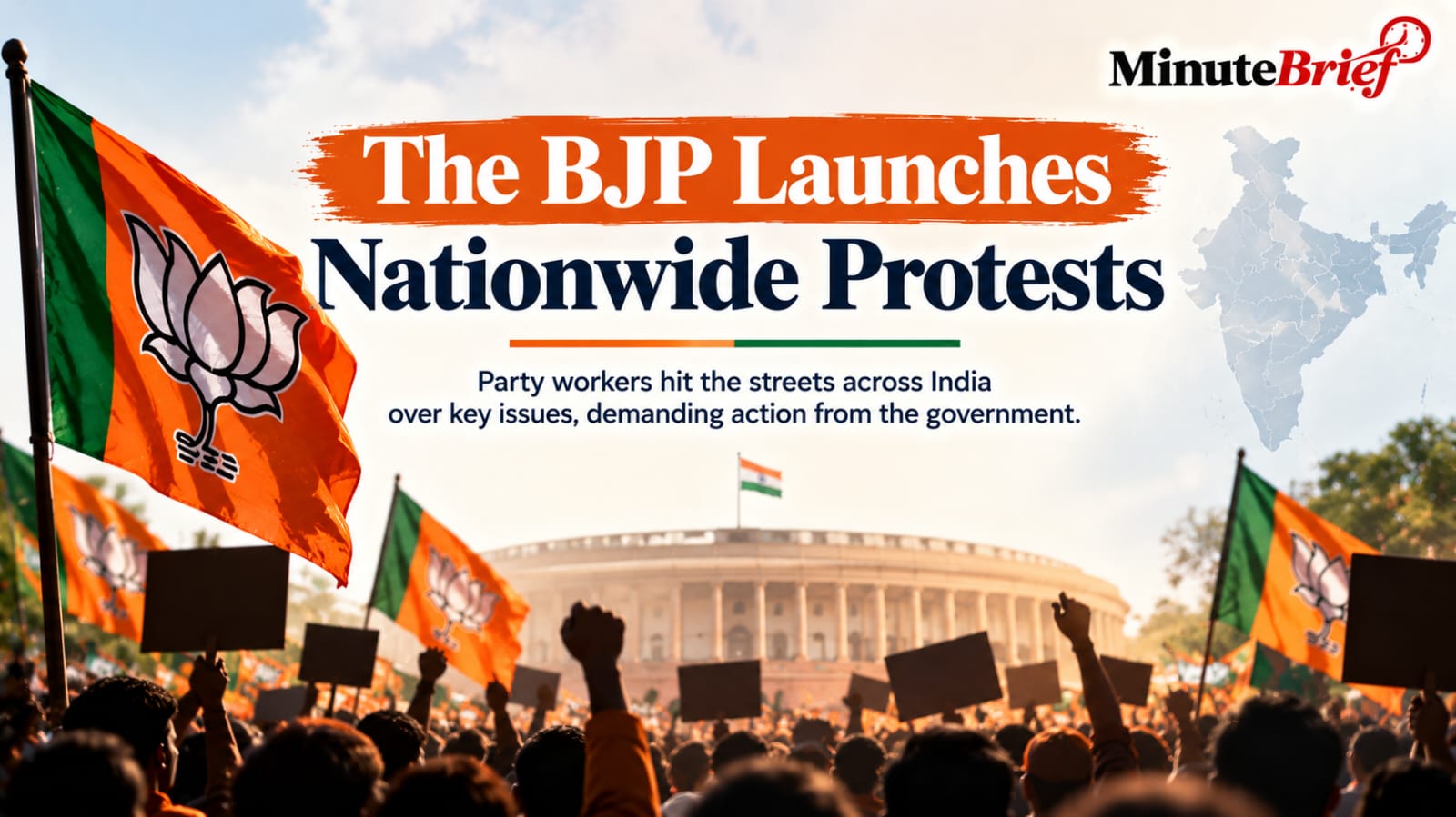 BJP to Organize Nationwide Protest on October 26 Against Kharge's Remark