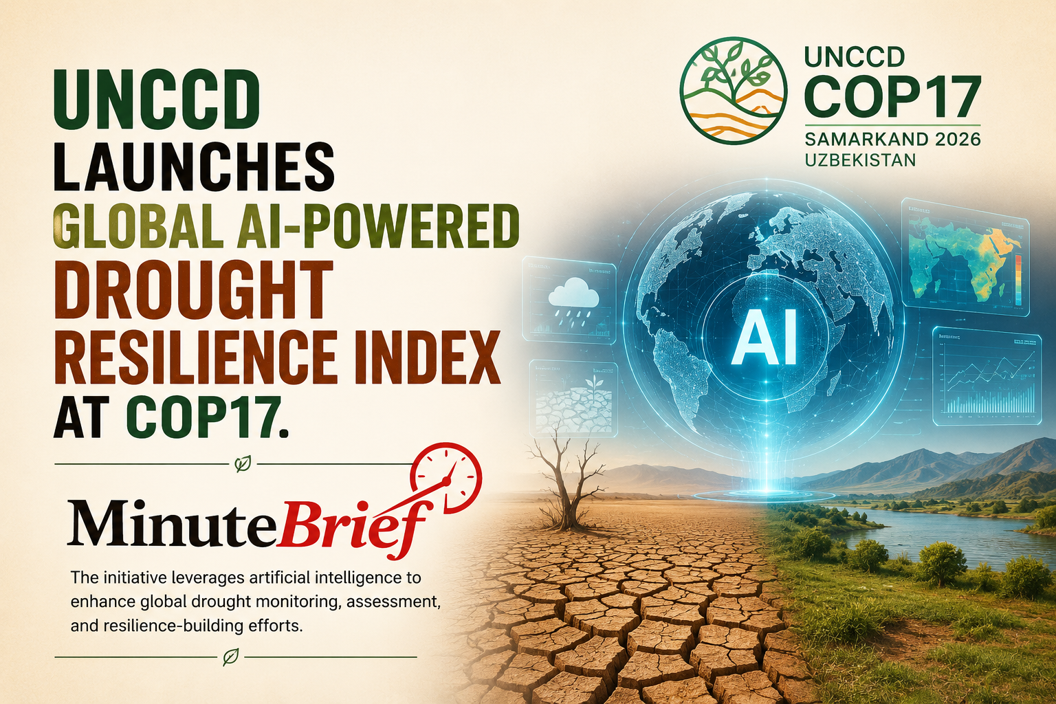 UNCCD Introduces Global Architecture Featuring AI-Powered Drought Resilience Index and Funding Mechanism
