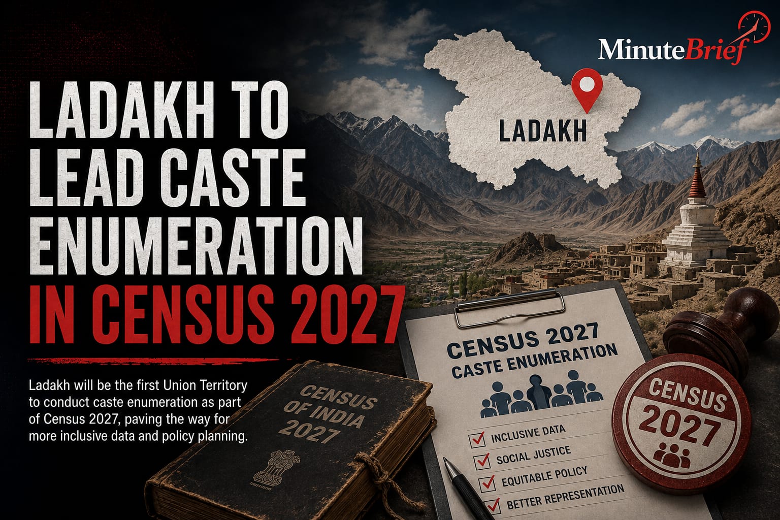 Census 2027: Ladakh to lead caste enumeration