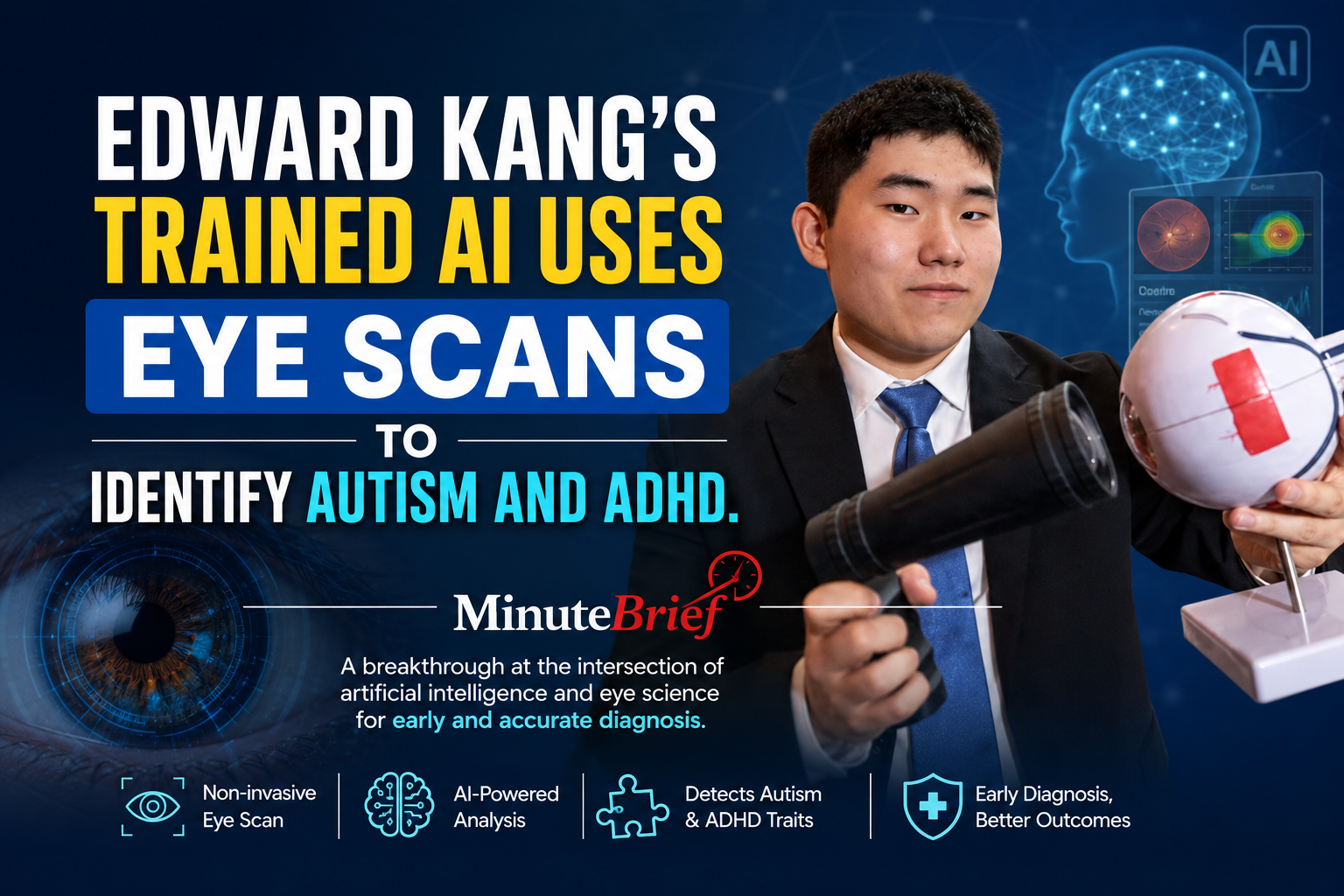 New Jersey Teen Wins Science Prize for AI that Screens Neurodevelopmental Conditions From Eye Scans