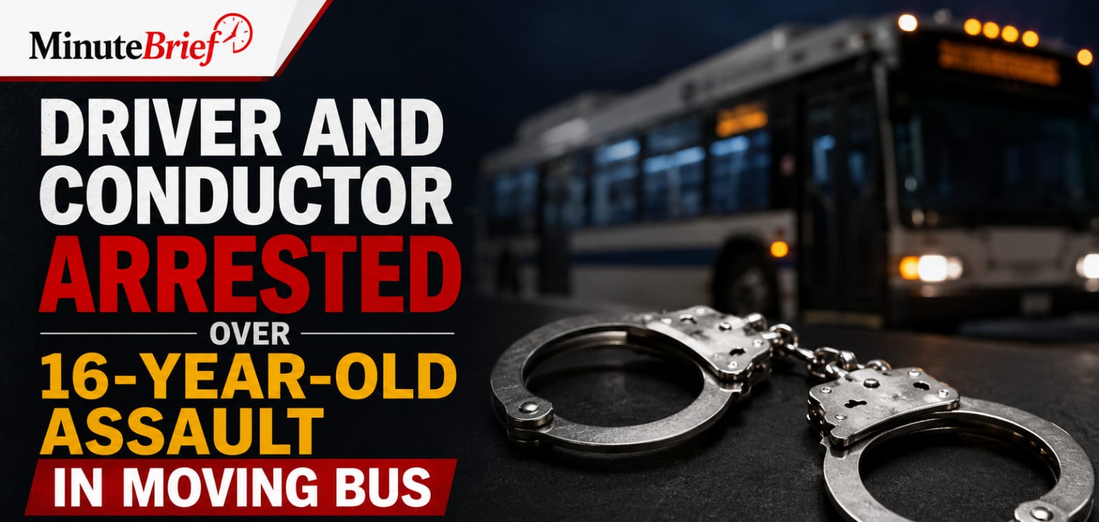 Driver and Conductor Arrested Over 16-Year-Old Assault in Moving Bus