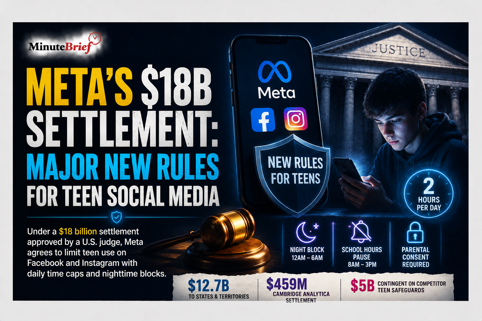 Meta’s $18B Settlement: Major New Rules for Teen Social Media