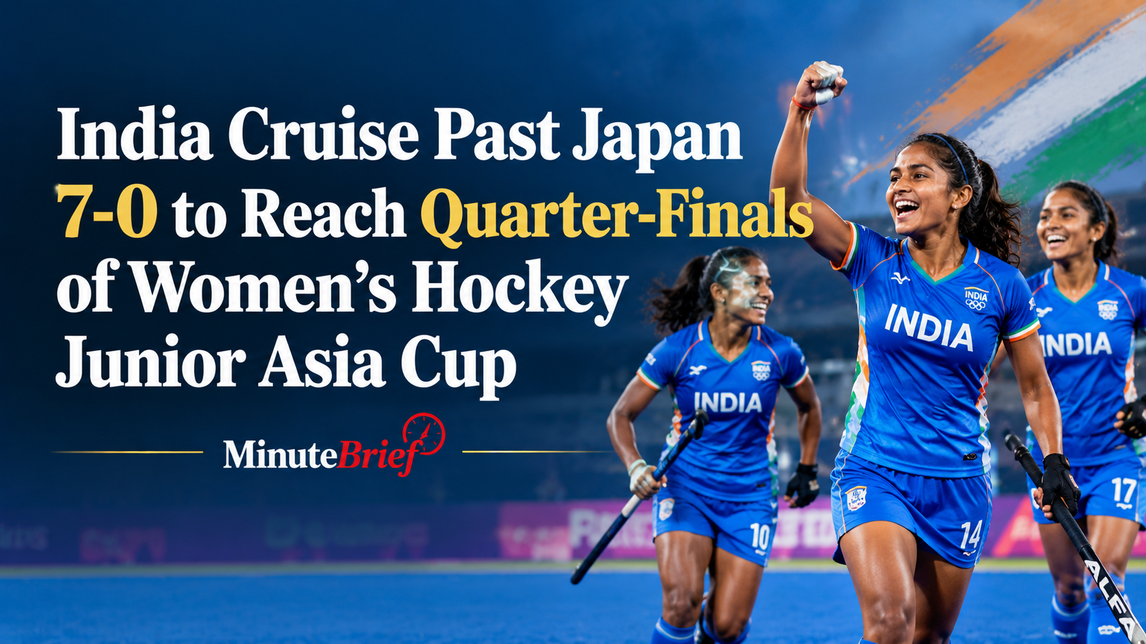 India Beat Japan 7-0 to Enter Quarter-Finals of Women's Hockey Junior Asia Cup