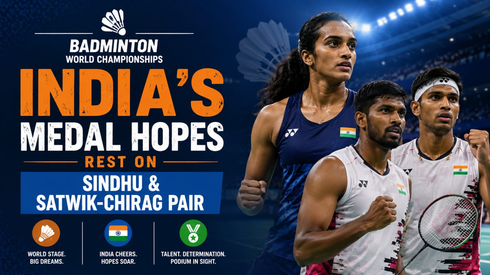 Badminton World Championships 2026: India Banks on Sindhu and Men’s Doubles Pair