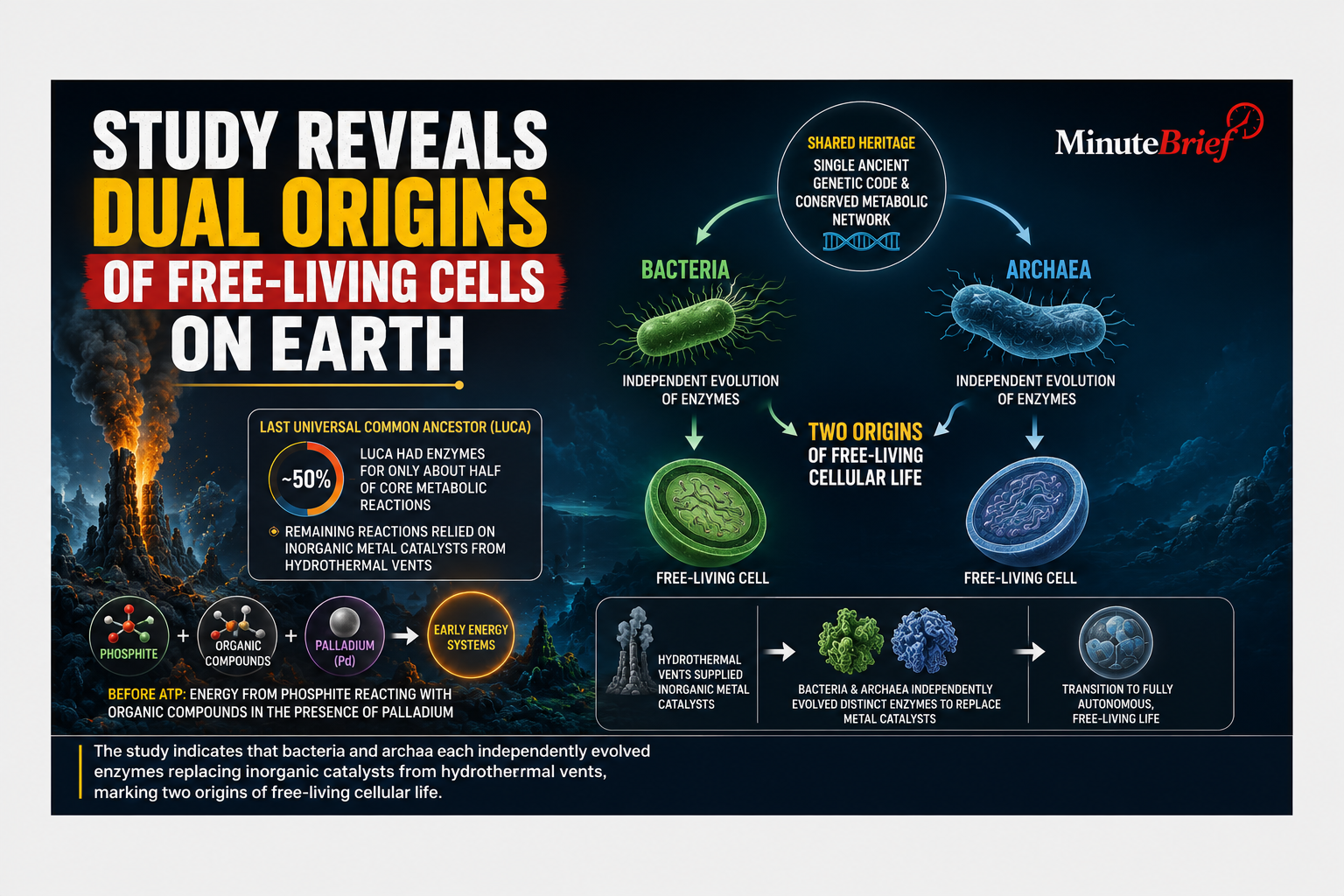 Study Reveals Dual Origins of Free-Living Cells on Earth