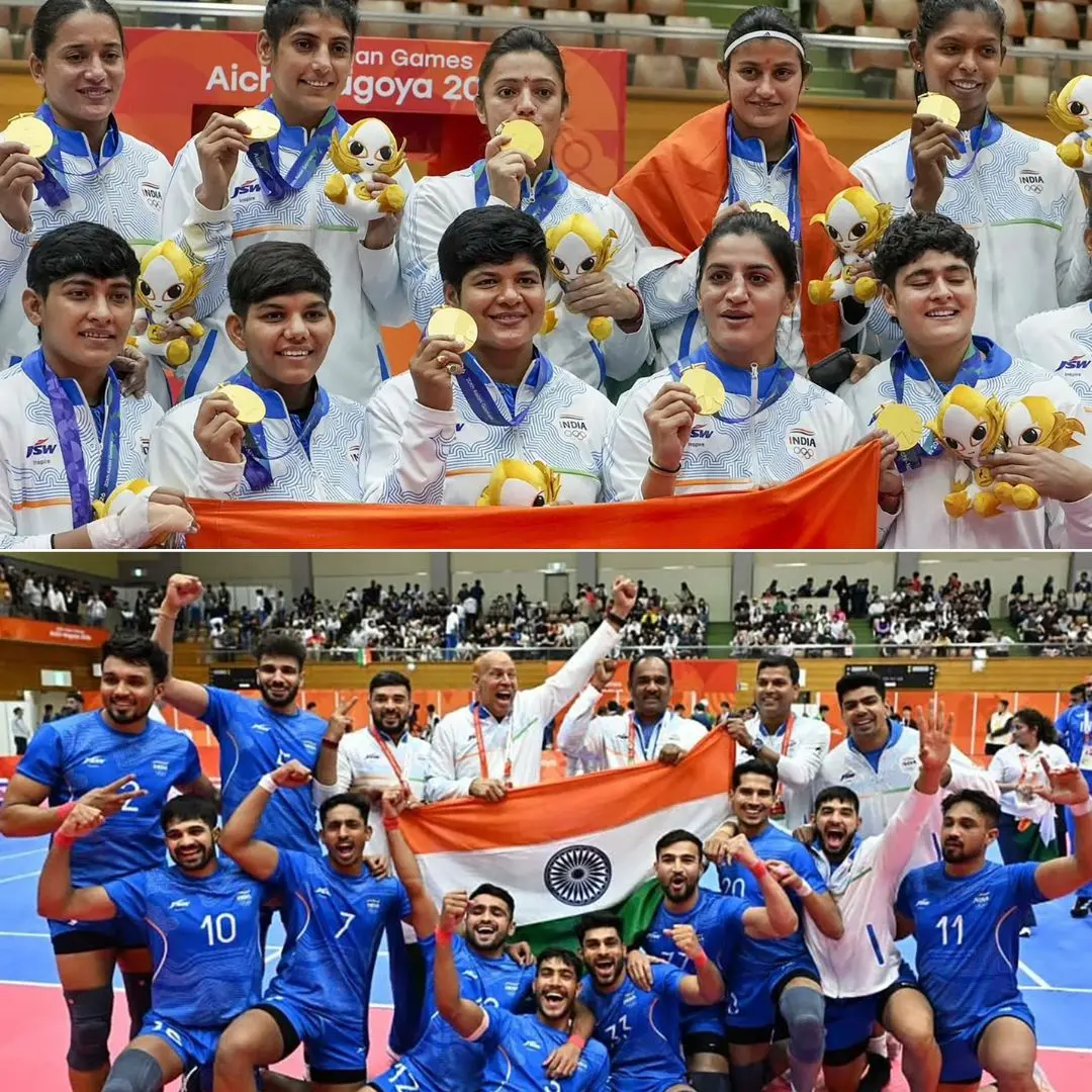 Asian Games Mat Mastery: India Sweeps Iran to Secure Kabaddi Golden Double