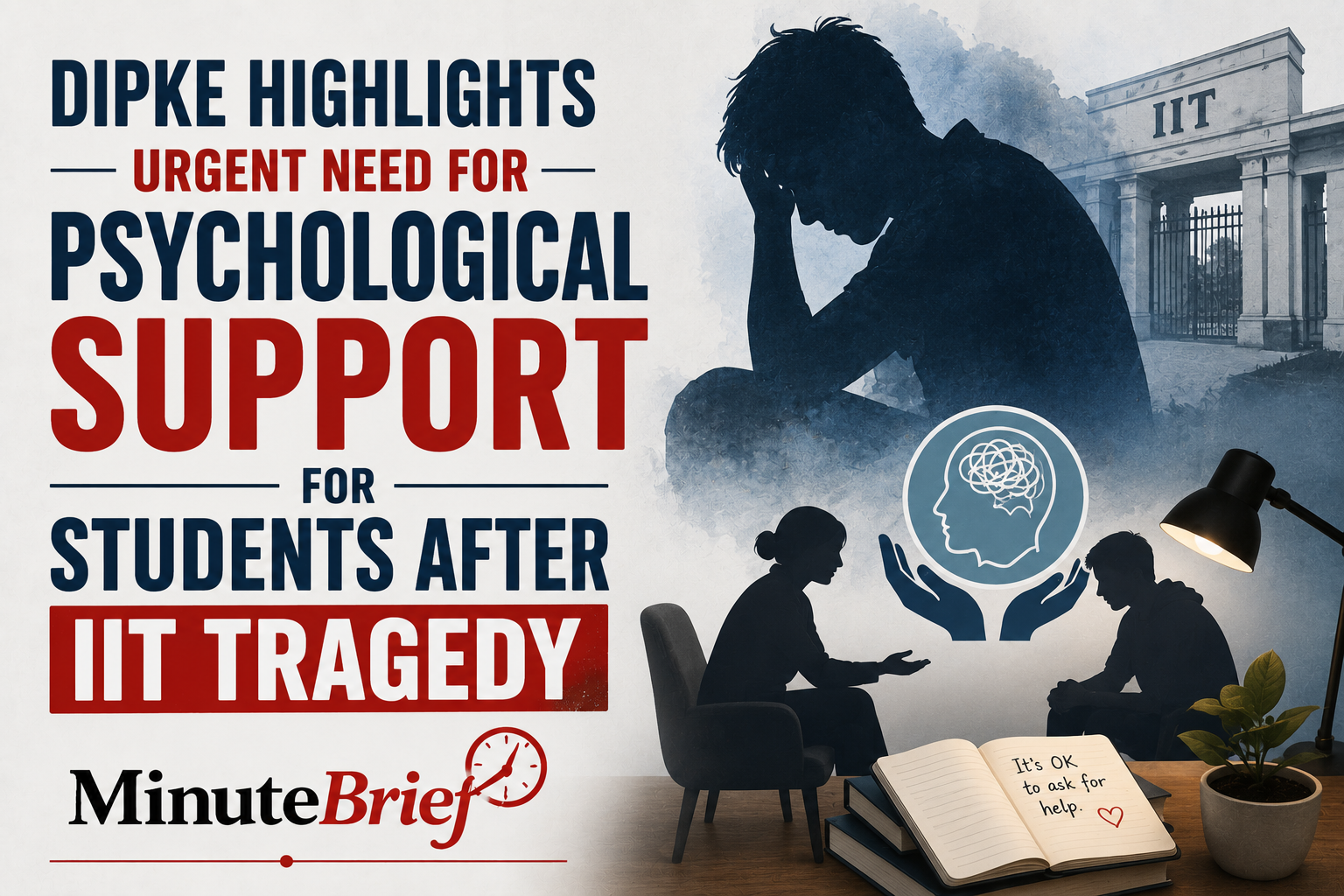 Dipke highlights urgent need for psychological support for students after IIT tragedy
