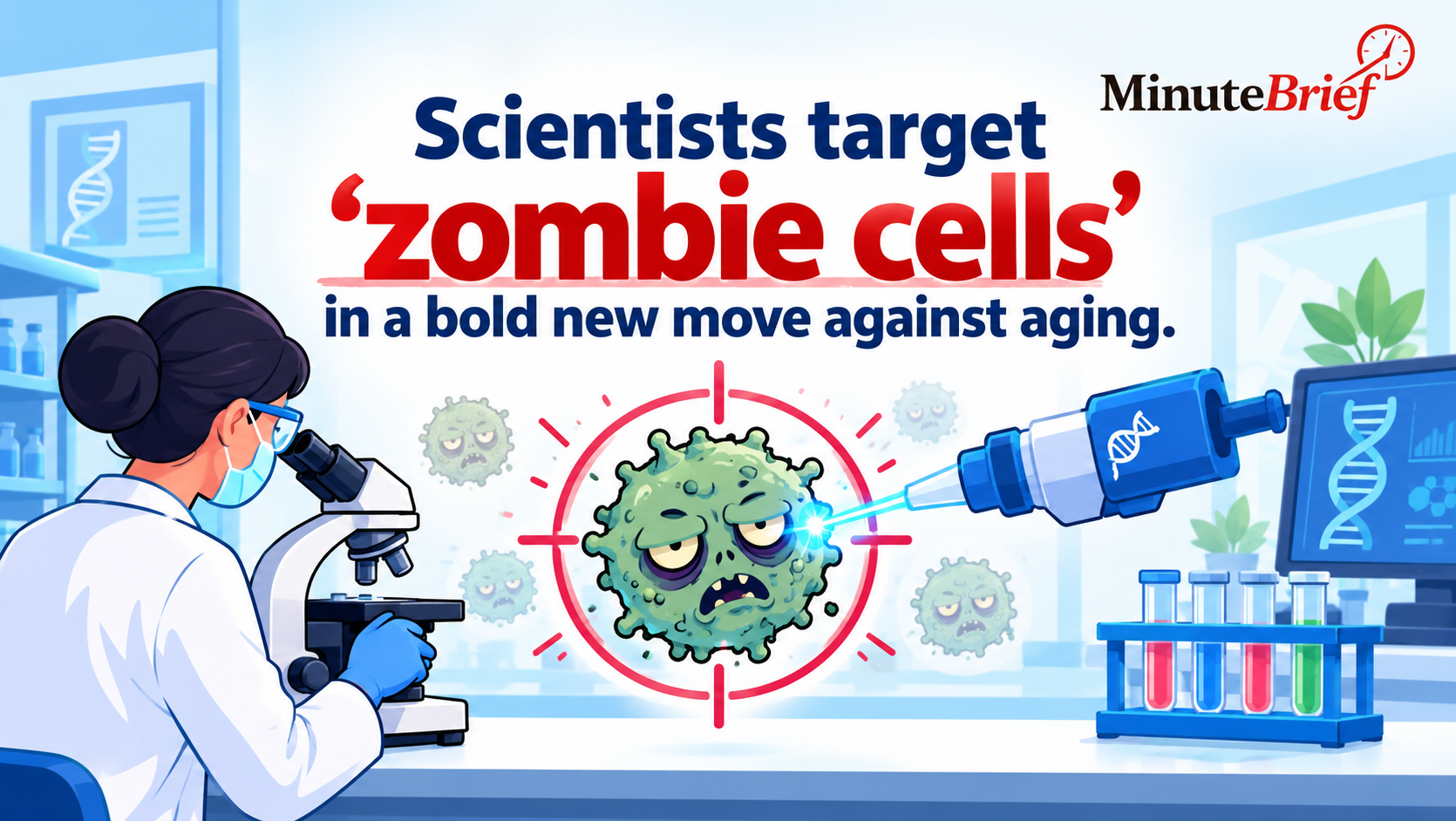 Ageing's Hidden Enemy Exposed: Scientists Unveil a New Way to Target 'zombie' Cells