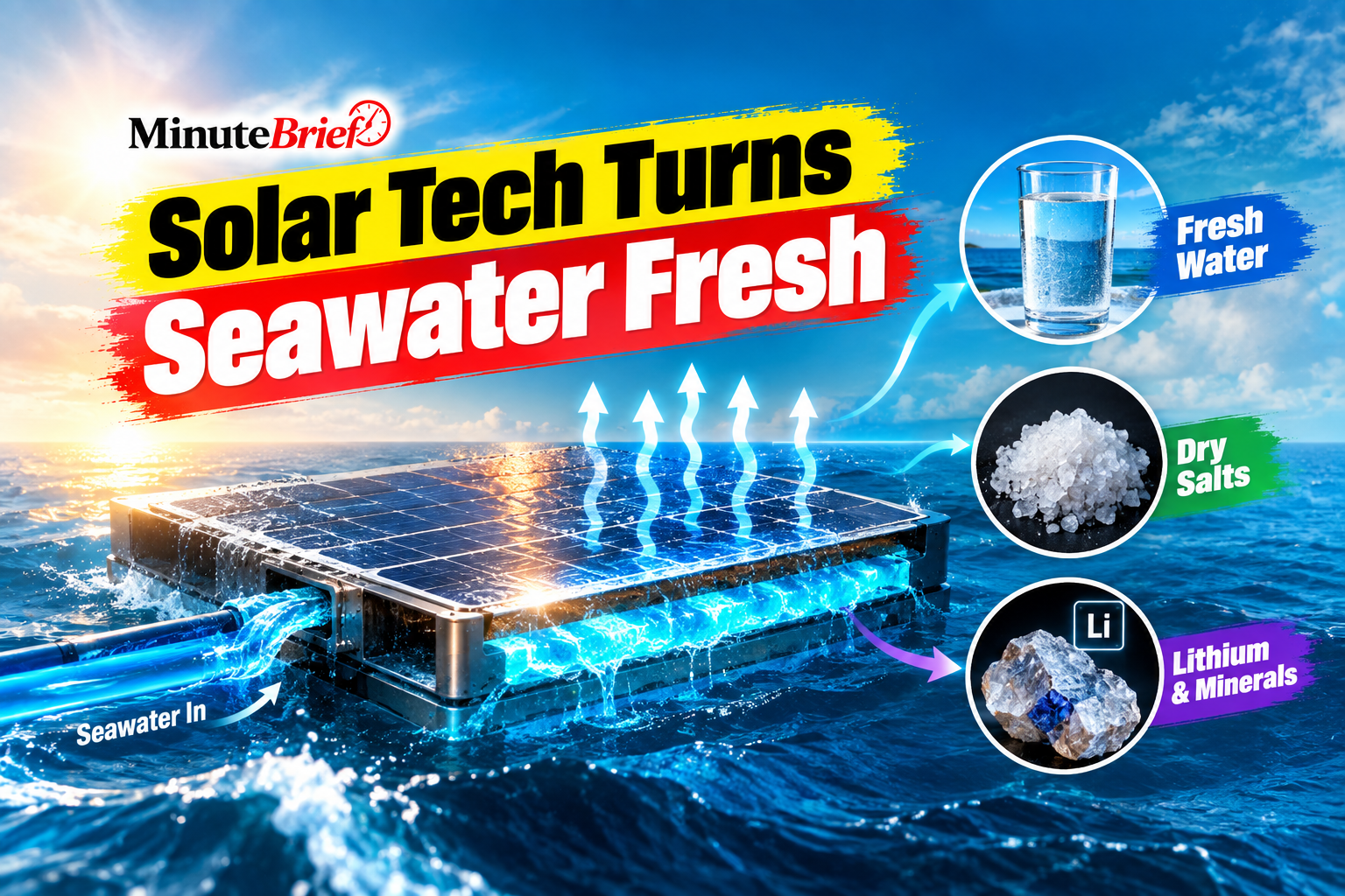 Solar Tech Turns Seawater Fresh