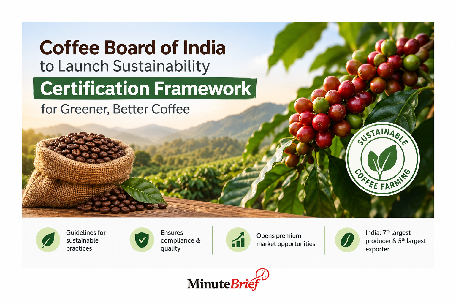 Coffee Board launches new certification for sustainability