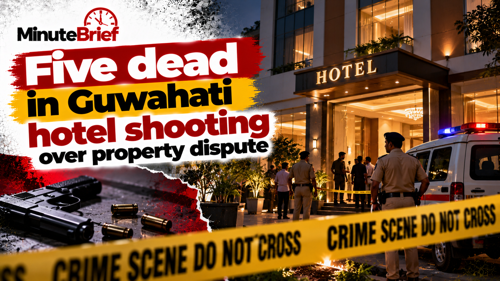 Five dead in Guwahati hotel shooting over property dispute