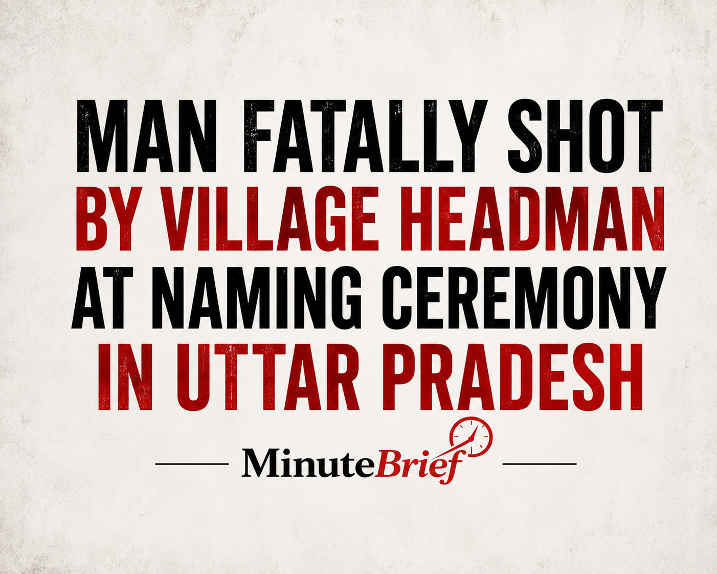 Village Headman Fatally Shoots Headman at Naming Ceremony After Not Being Invited