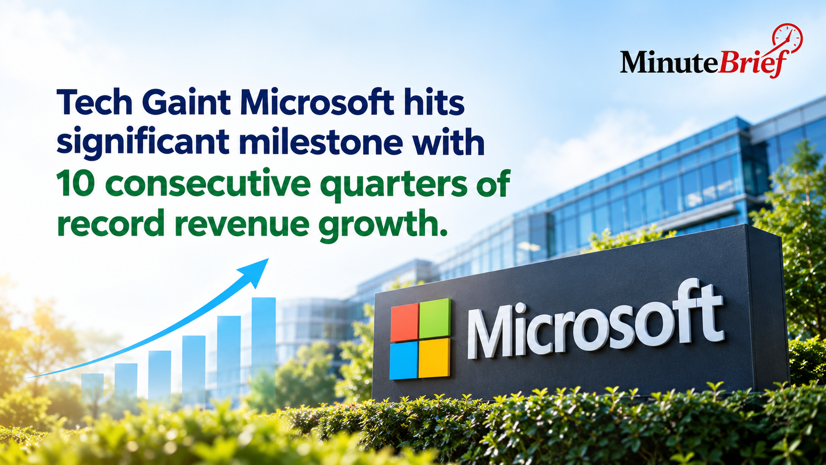Microsoft Achieves 10 Consecutive Quarters of Record Revenue Surpassing $92 Billion in Latest Quarter
