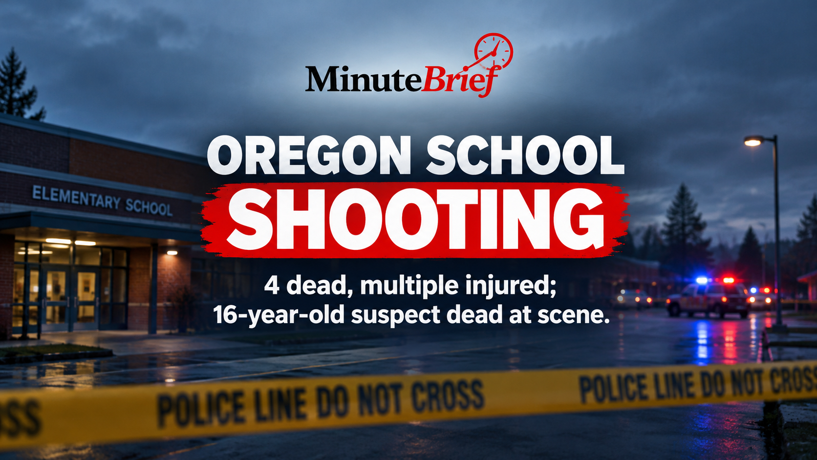 Deadly Shooting at Oregon Elementary School Leaves Four Victims Dead and Multiple Injured, Shooter Deceased