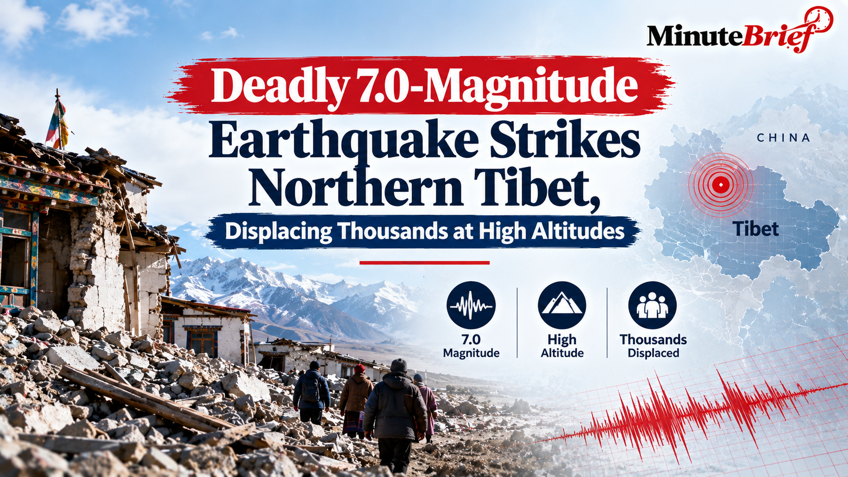 Northern Tibet Quake Triggers Mass Evacuations Amid Freezing Mountain Conditions