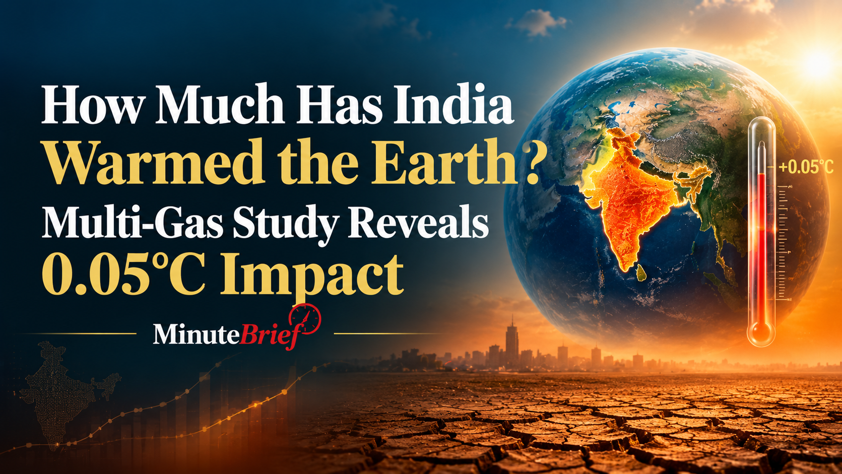 India Linked to 0.05°C Rise in Global Temperatures by 2024