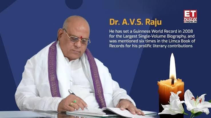 Padma Shri Awardee A.V.S. Raju, Founder of NCC, Passes Away Marking End of an Era in Community Leadership