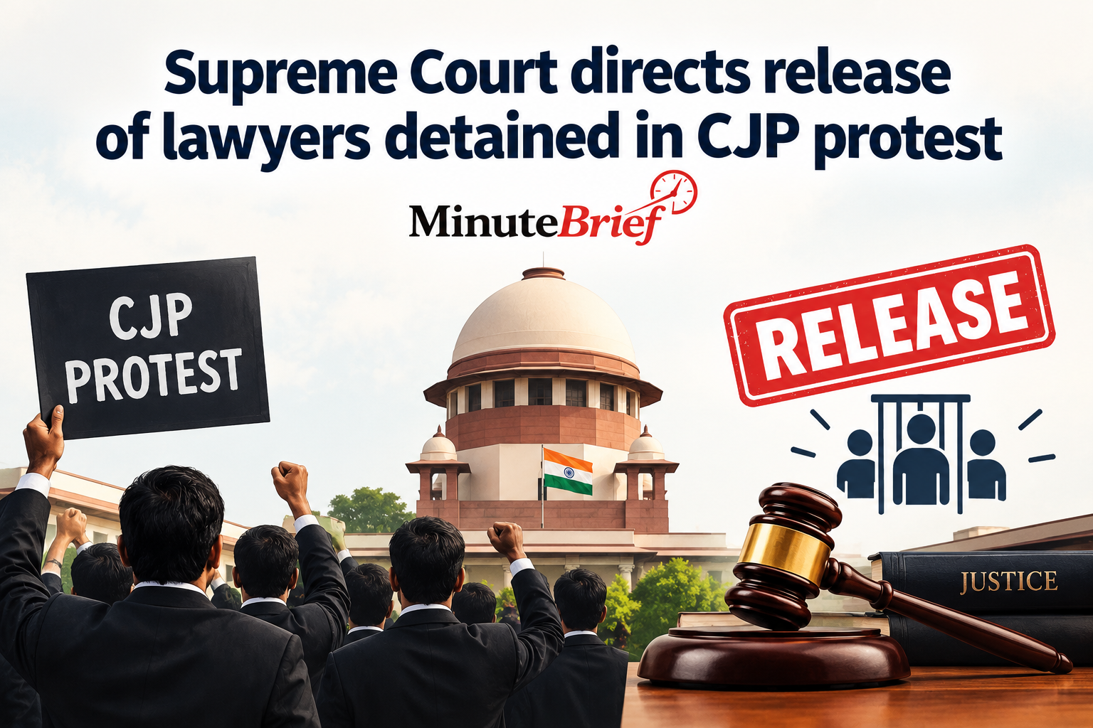 Supreme Court directs release of lawyers detained in CJP protest