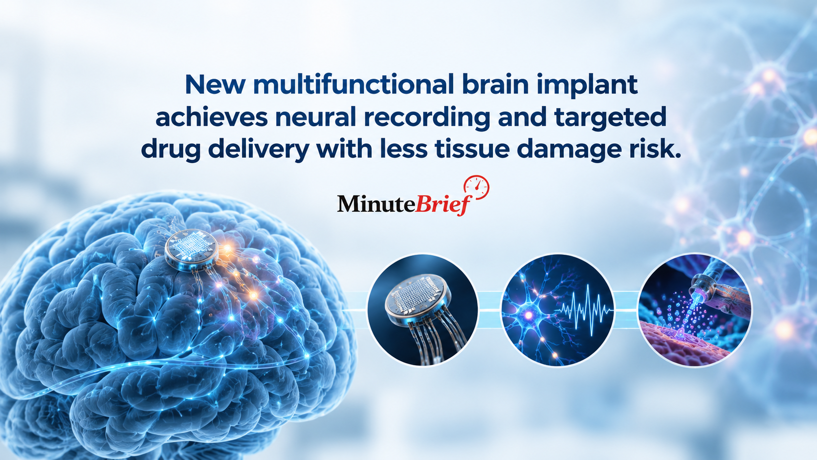Brain-Tech Breakthrough: One Implant Records Neural Activity and Delivers Drugs