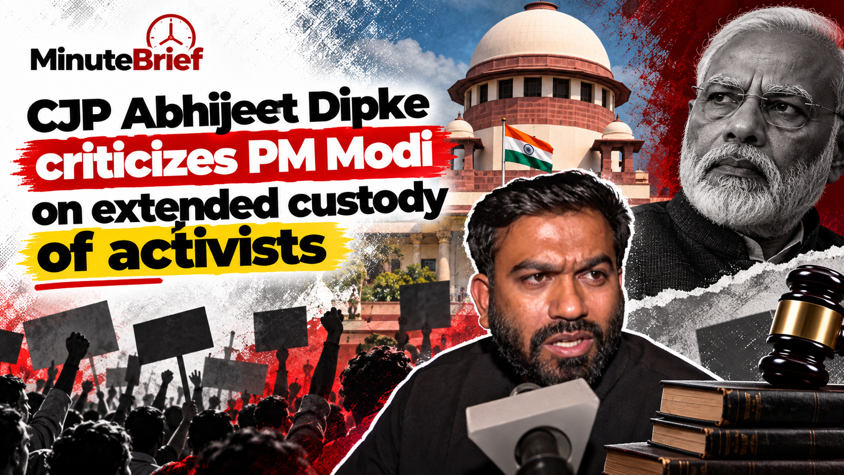 CJP Abhijeet Dipke criticizes PM Modi on extended custody of activists