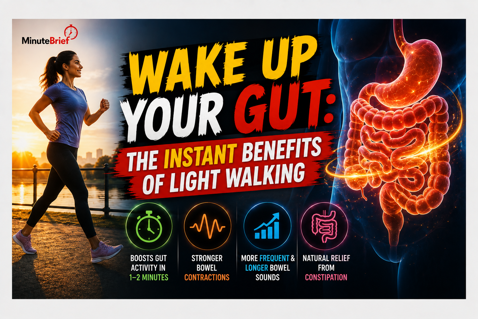 Wake Up Your Gut: The Instant Benefits of Light Walking