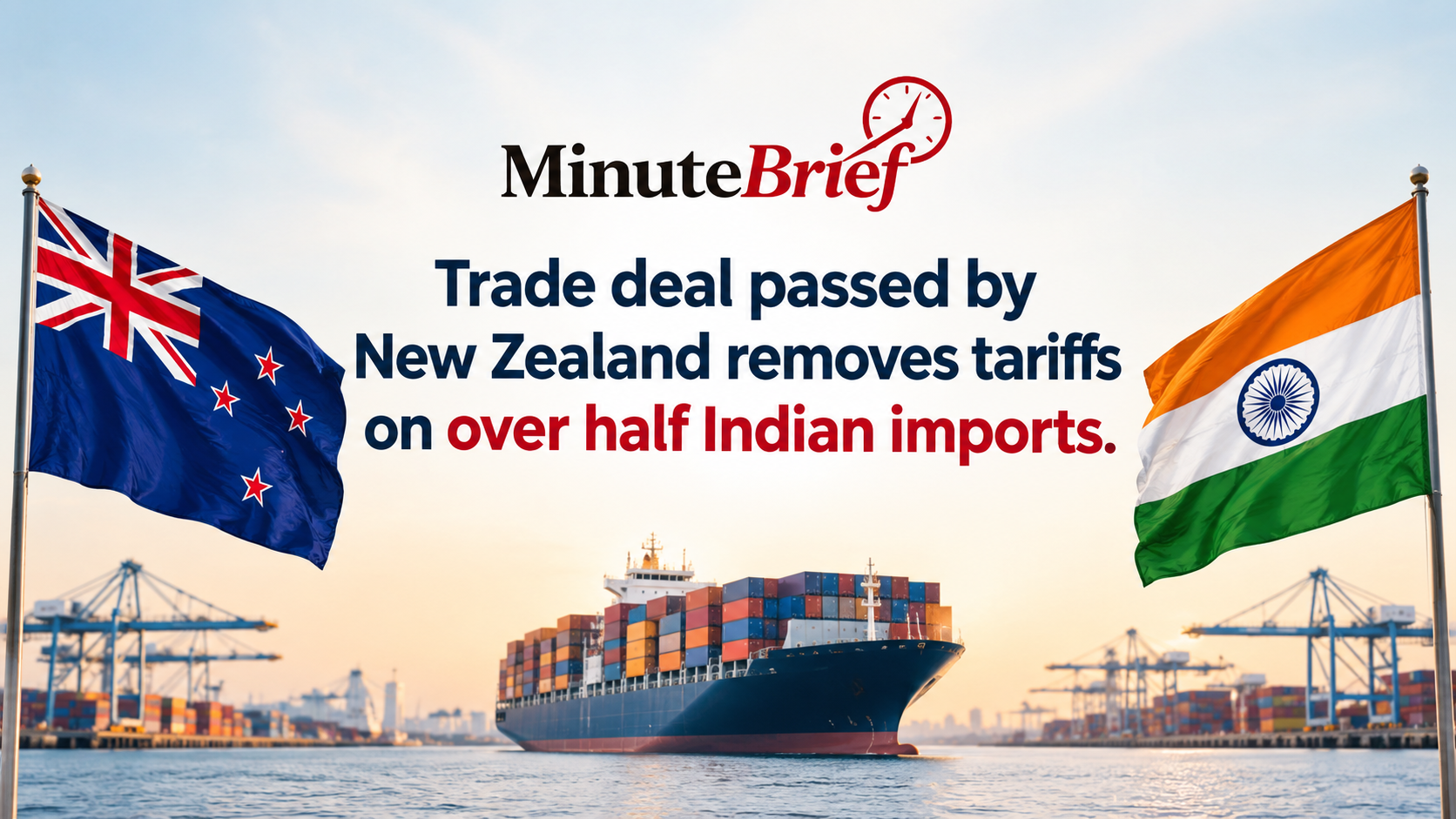 Trade Breakthrough: New Zealand Parliament Approved Deal to Cut Tariffs in India