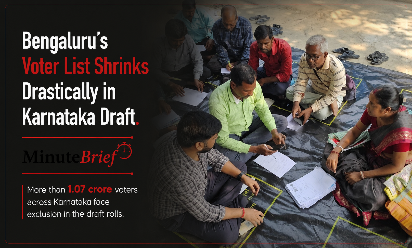 Bengaluru's Voter List Shrinks Drastically in Karnataka Draft