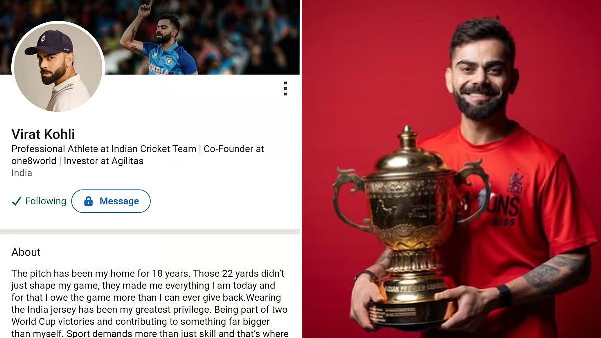 Virat Kohli Makes LinkedIn Debut to Share Vision for India's Sports Business Ecosystem