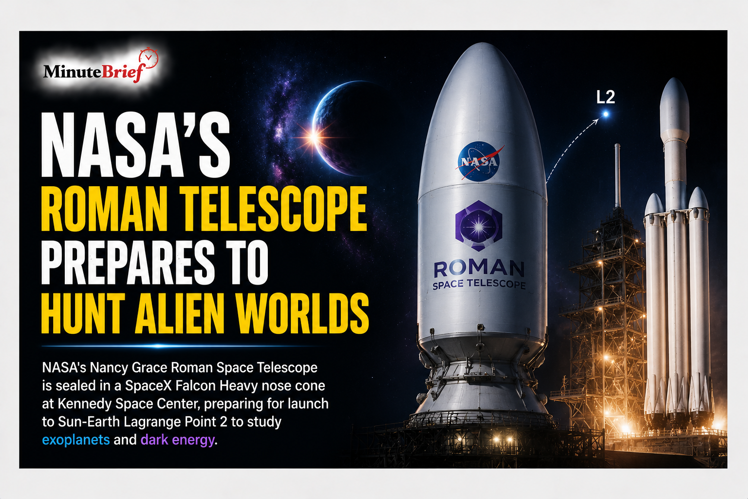 NASA’s Roman Telescope Prepares to Hunt Alien Worlds