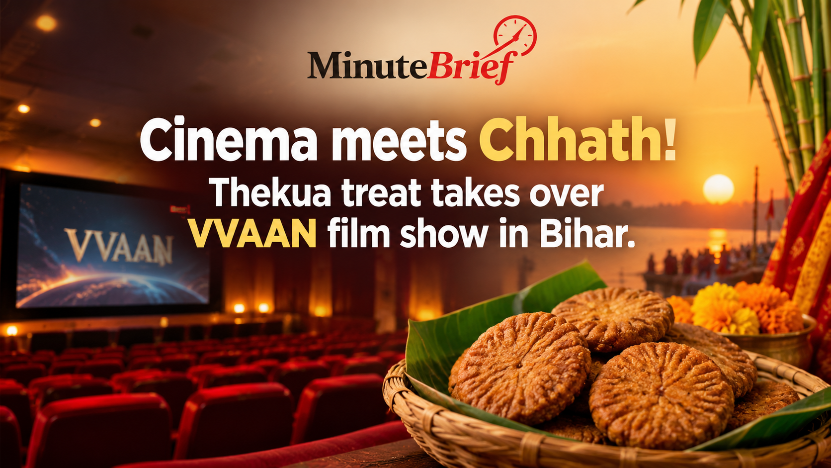 Bihar’s Theatres Go Festive: Thekua Treat Takes Over VVAAN Film Show in Bihar