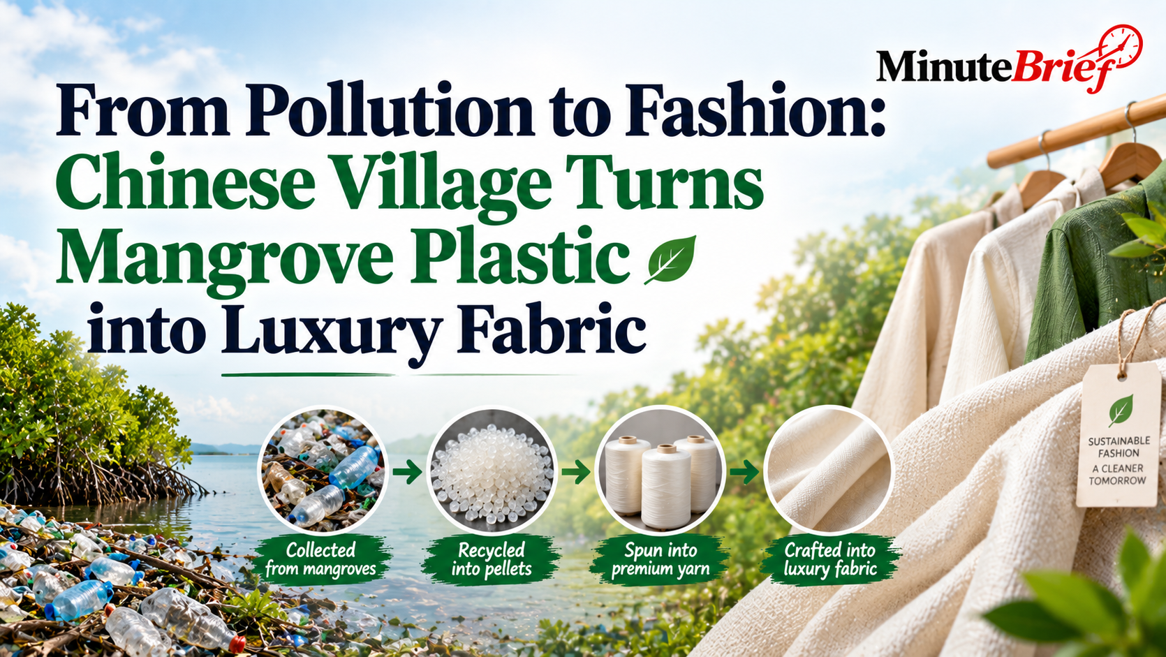 Innovating Conservation: Chinese Village Converts Ocean Plastic into Silk-Like Scarves