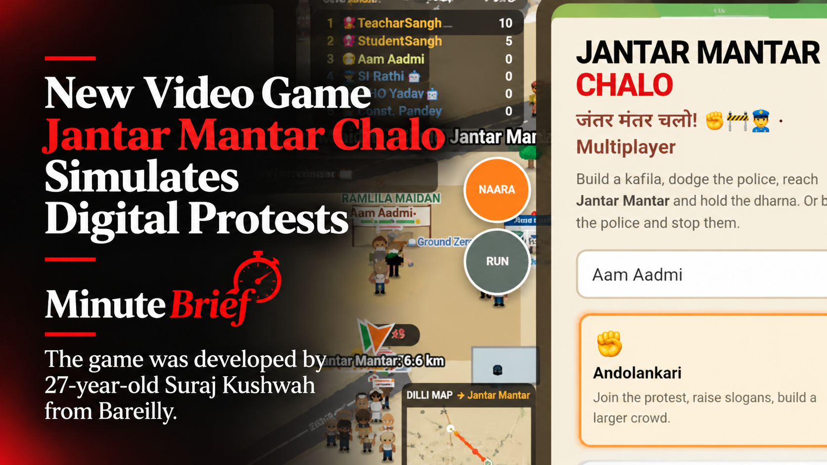 New Video Game Jantar Mantar Chalo Simulates Digital Protests