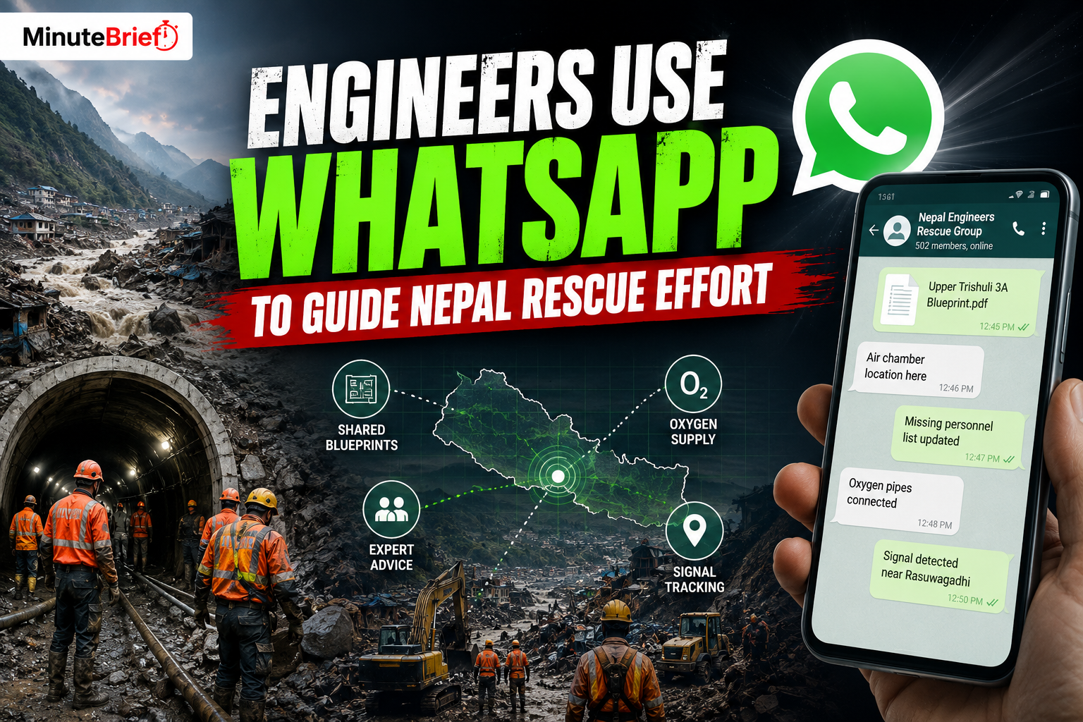 Engineers Use WhatsApp to Guide Nepal Rescue Effort