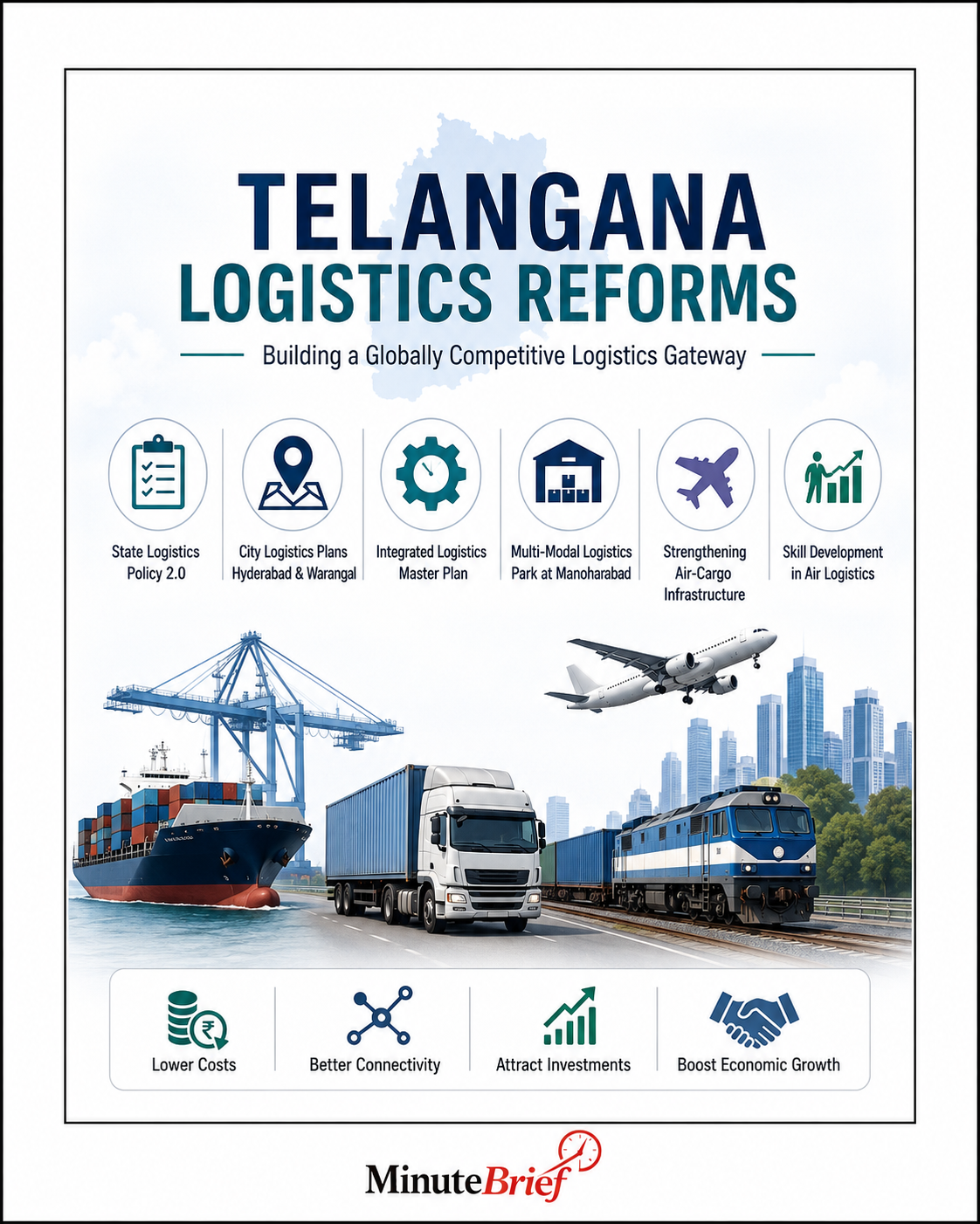 Telangana government to initiate logistics reforms for growth