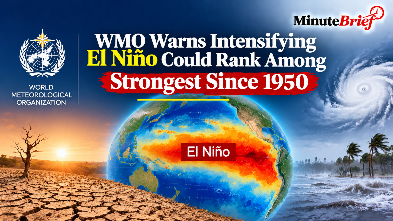 Near-100% Likelihood: UN Warns Record El Niño Threat Will Persist Into 2027