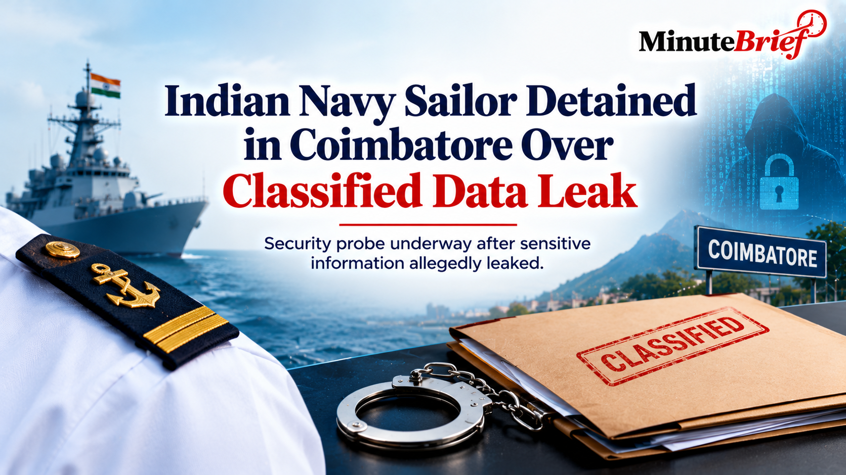 Indian Navy Sailor Detained in Coimbatore Over Classified Data Leak