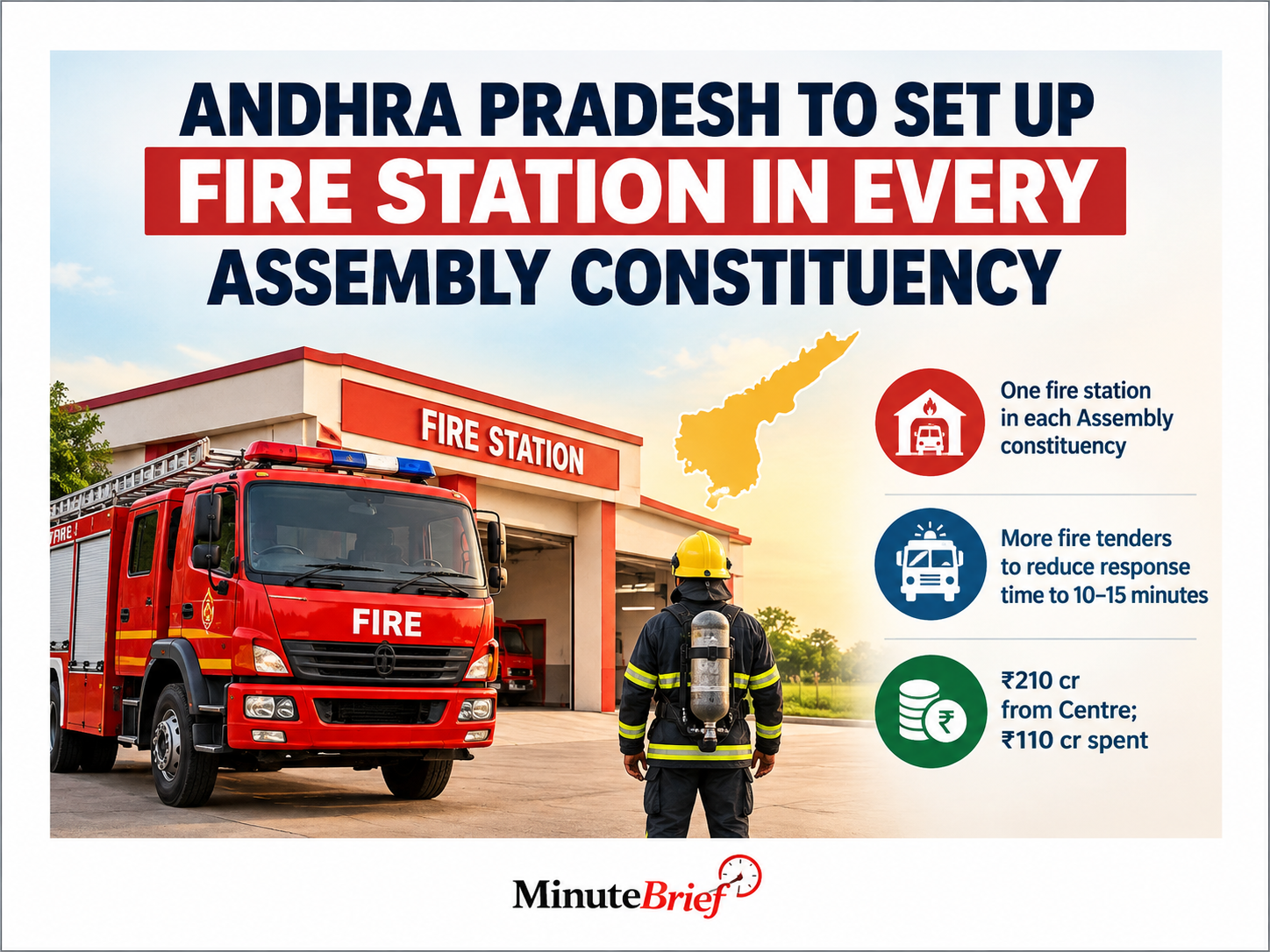 Andhra Pradesh to Build Fire Stations in Every Assembly Constituency